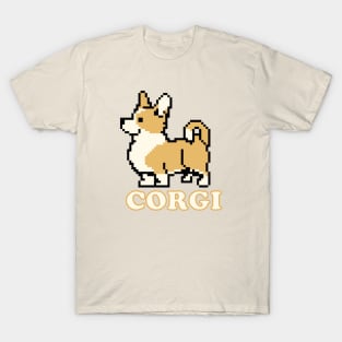 Perfectly Pixel Art Corgi Puppy Dog for Corgi Lovers T-Shirt